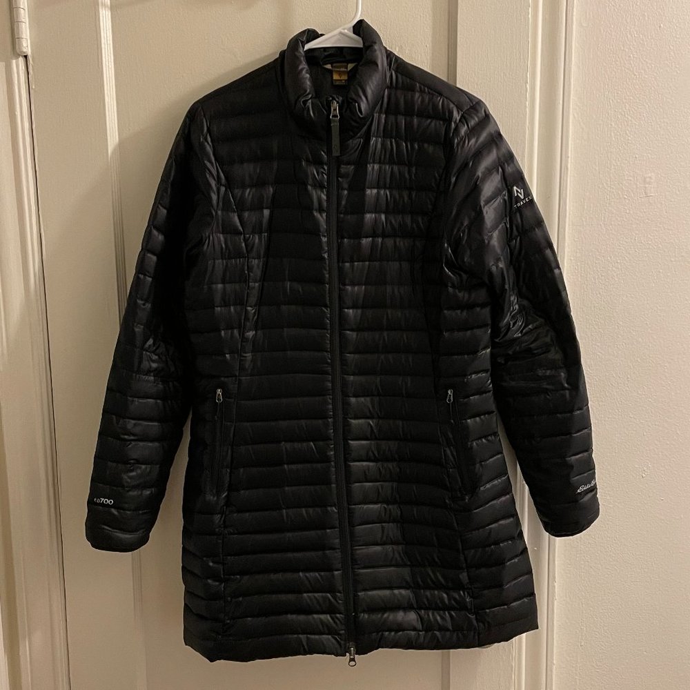 Eddie Bauer Black Puffy Jacket